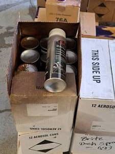 lot 442 image: Lot of (3 Boxes) C.A.R. Products Brite-O Dash Spray 12-oz Aerosol Can 12-count ( 36 total items )