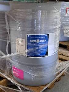 lot 229 image: Lot of (1) Blue Coral 1 Step Wheel Cleaner 30-gallon Plastic Drum