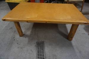 lot 29 image: Coffee Table With Log Style Legs