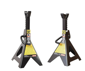 lot 298 image: Black Jack 6 Ton Jack Stands Pair Black - T46002W