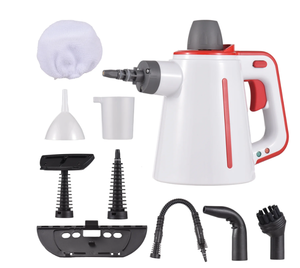 lot 303 image: Handheld Steam Cleaner, Steamer for Cleaning, 10 in 1 Portable High Pressure Steam Upholstery Cleaner