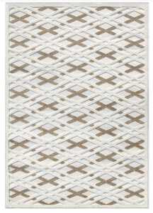 lot 505 image: My Texas House Sutter Creek 9 X 13 Driftwood Geometric Outdoor Rug
