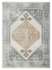 lot 511 image: Nourison Astra Machine Washable Persian GreyGold 4ft x 6ft Area Rug