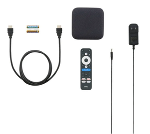 lot 118 image: Watch Onn. Google TV 4K Pro Streaming Device (New, 2024), 4K UHD resolution, Dolby Vision & Dolby ATMOS