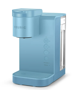 lot 131 image: Keurig K-Express Essentials Sky Blue Single-Serve K-Cup Pod Coffee Maker