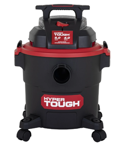 lot 207 image: Hyper Tough 5 Gallon WetDry Vacuum for the Car, Garage, Home or Workshop
