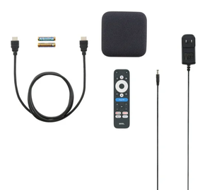lot 218 image: Watch Onn. Google TV 4K Pro Streaming Device (New, 2024), 4K UHD resolution, Dolby Vision & Dolby ATMOS