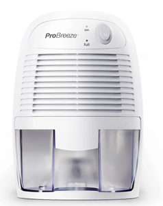 lot 254 image: LOT OF 3 Pro Breeze Mini Portable Dehumidifier, 17oz Ultra Quiet Compact Peltier Dehumidifier, 215 Sqft