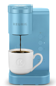 lot 269 image: Keurig K-Express Essentials Sky Blue Single-Serve K-Cup Pod Coffee Maker