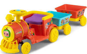 lot 289 image: Cocomelon Choo Choo Train Ride-On Toy, 6-Volt