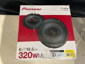 lot 308 image: Pioneer TS-601M 6-12 4-Way Full Range Coaxial Car Stereo Speakers, 320W Max Power