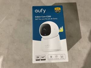 lot 355 image: Eufy Security Solo Indoor-Cam C220 Wired 2K Surveillance Camera, 247 Recording, AI Human Detection