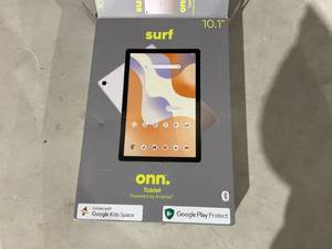lot 376 image: Surf Onn. 10.1 Tablet, 32GB, (2024 Model)
