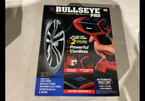 lot 381 image: Bullseye Pro Tire Inflator 150 PSI Electric Air Compressor Portable Air Pump