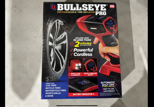 lot 391 image: Bullseye Pro Tire Inflator 150 PSI Electric Air Compressor Portable Air Pump