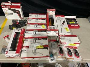 lot 607 image: LOT OF Hyper Tough Tools and Accessories