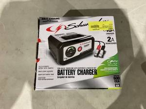 lot 596 image: Schumacher SC1282 10-Amp 12V Fully Automatic Battery Charger and Maintainer