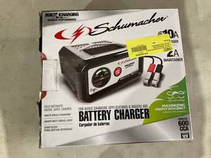lot 594 image: Schumacher SC1282 10-Amp 12V Fully Automatic Battery Charger and Maintainer
