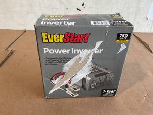 lot 205 image: EverStart 750 Watts Vehicle Power Inverter