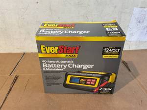 lot 208 image: EverStart Maxx 15 Amp Battery Charger and Maintainer with 40 Amp Engine Start (BC40BE)