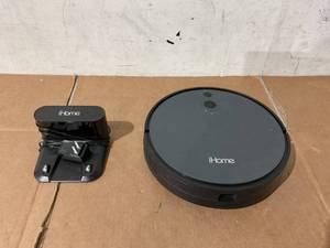 lot 258 image: iHome AutoVac Juno Robot Vacuum, Mapping Technology, Strong Suction, 120 Min Runtime