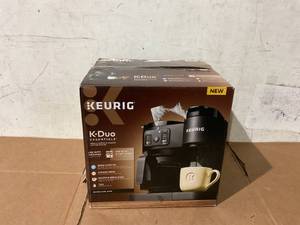 lot 284 image: Keurig K-Duo Essentials, Hot & Iced Single-Serve K-Cup Pod Coffee Maker & Carafe