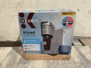 lot 182 image: Keurig K-Iced Essentials, Gray Iced and Hot Single-Serve K-Cup Pod Coffee Maker