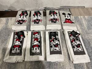 lot 189 image: LOT OF 8 2PCS Minnie Mouse Kitchen Towels
