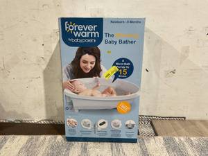 lot 193 image: Baby Patent Forever Warm Warming Baby Bathtub Bather