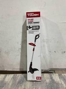 lot 82 image: Hyper Tough 4.6-Amp 13in Electric String Trimmer HT21-401-002-04