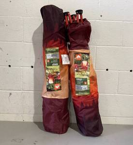 lot 405 image: LOT OF 2 Ozark Trail Oversized Camp ChairS, Red and Orange