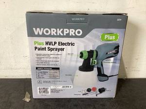 lot 583 image: WorkPro Plus 14GPH Electric Paint Sprayer, 120 Volt, Model 2234