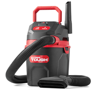 lot 589 image: Hyper Tough 1.5 Gallon 2 Peak HP Poly WetDry Vacuum, VH105 3502