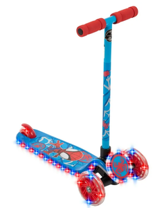 lot 610 image: Huffy Marvel Spidey & His Amazing Friends Toddler Scooter, Ages 3, Lights