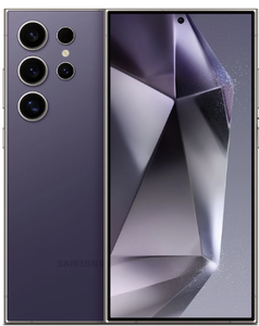 lot 1 image: Samsung Galaxy S24 Ultra 256GB, Titanium Violet-IN STORE DISPLAY MODE