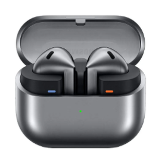 lot 15 image: Samsung Galaxy Buds3 Pro Bluetooth Earbuds with Charging Case, Silver