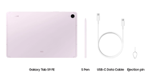 lot 21 image: Samsung Galaxy Tab S9 FE Tablet, 10.9, 128GB, Lavender