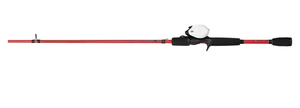 lot 25 image: LOT OF Abu Garcia Gen Ike EZ Cast Fishing Rods & Reel Baitcast Combo