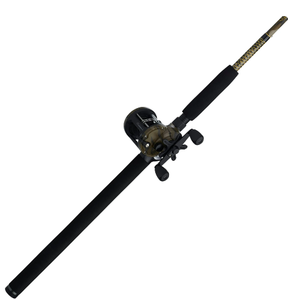 lot 27 image: Ugly Stik 7 Camo Conventional Fishing Rod and Reel Casting Combo