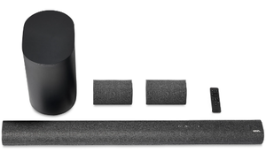 lot 32 image: onn. 5.1.2 Surround Soundbar with Dolby Atmos,Wireless Subwoofer and True Wireless Satellite Speakers, 42