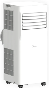 lot 74 image: Midea 5,000 BTU (8,000 ASHRAE) 115V Portable Air Conditioner with Comfort Sense Remote, Cools up to 150 Sq. ft., New, MAP05R1AWWT-T