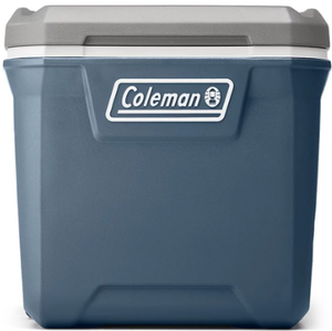 lot 79 image: Coleman 316 Series 60QT Hard Chest Wheeled Cooler, Lakeside Blue