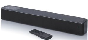 lot 486 image: onn. 20 2.0 Soundbar with Bluetooth, 2 Speakers, Black