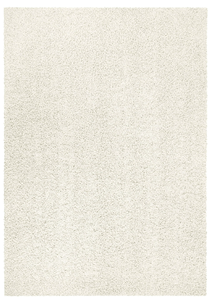 lot 492 image: Mainstays Traditional Solid Ivory Shag Indoor Area Rug, 5 x 7