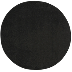 lot 493 image: Nourison Essentials NRE01 Black Rug 4 ROUND