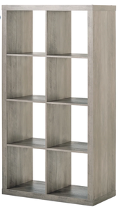 lot 519 image: Better Homes & Gardens 8-Cube Storage Organizer-, Rustic Gray