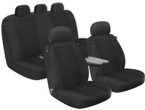 lot 582 image: Genuine Dickies 3 Piece Arlington Cloth Truck Seat Covers Black, 806442
