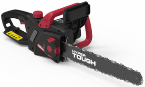 lot 641 image: Hyper Tough 16-Inch Electric Chainsaw, 15-Amp Motor with Automatic Oiler, Tool-less Chain Tension, Metal Bucking Spikes included