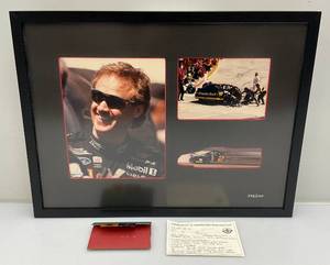 lot 6 image: Upper Deck Rusty Wallace Signed Tri- Photo With COA  16 x 21