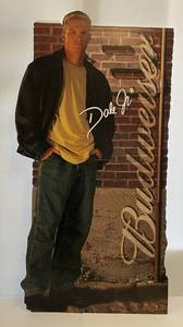lot 16 image: Budweiser Dale Earnhardt Jr Cardboard Cutout